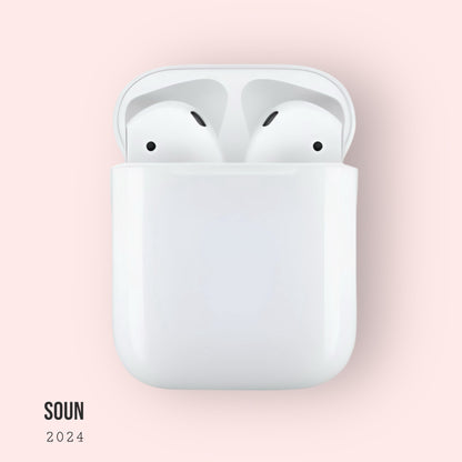 SOUN©️ - Air Pods 2e génération (2019)- Boîtier de charge Lightning et chargeur